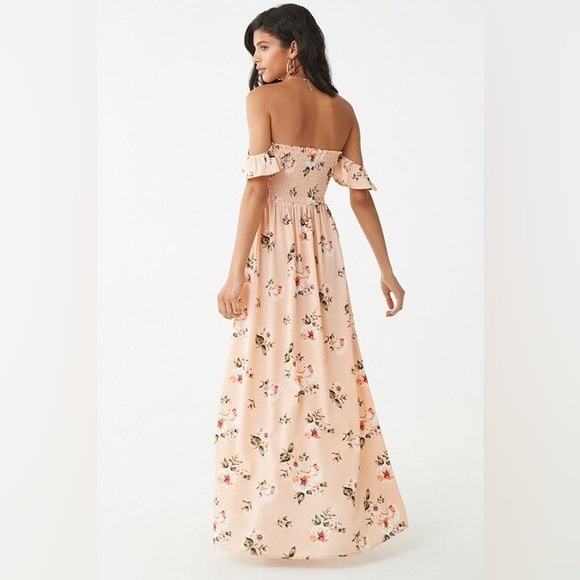 EUC M Floral Print High-Low Dress - Picture 3 of 10